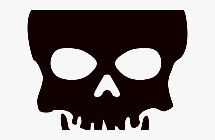 Instagramm Clipart Invisible - Skull Silhouette Png, Transparent Png