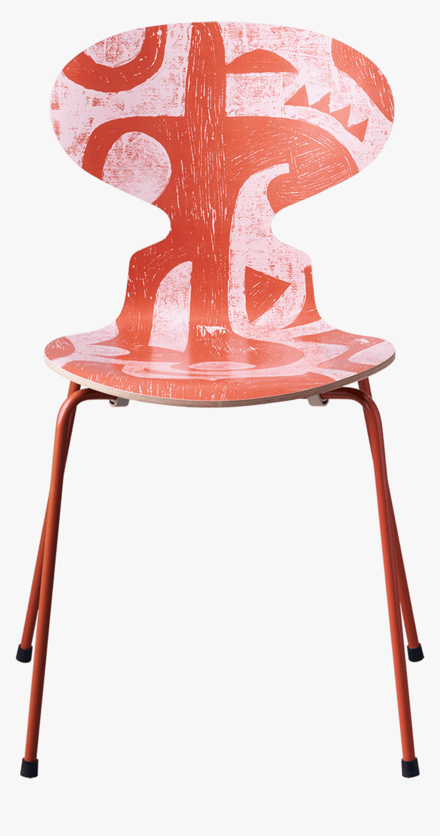 Ant™ Deco - Orange Silhouette - Chair, HD Png Download