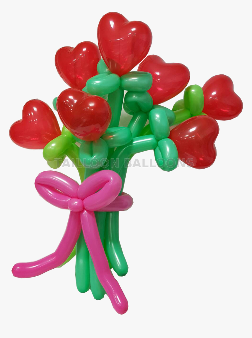 Rubber Balloon Heart Shape Balloon - Balloon, HD Png Download