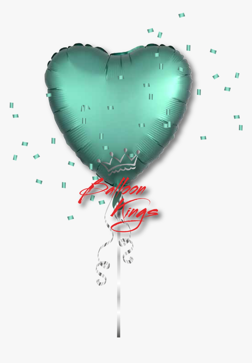 Satin Luxe Jade Heart - Heart, HD Png Download