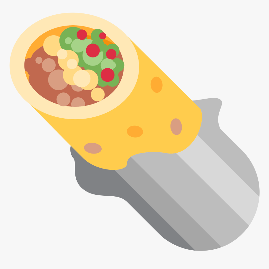 Transparent Burrito Clipart Png - Discord Burrito Emoji, Png Download