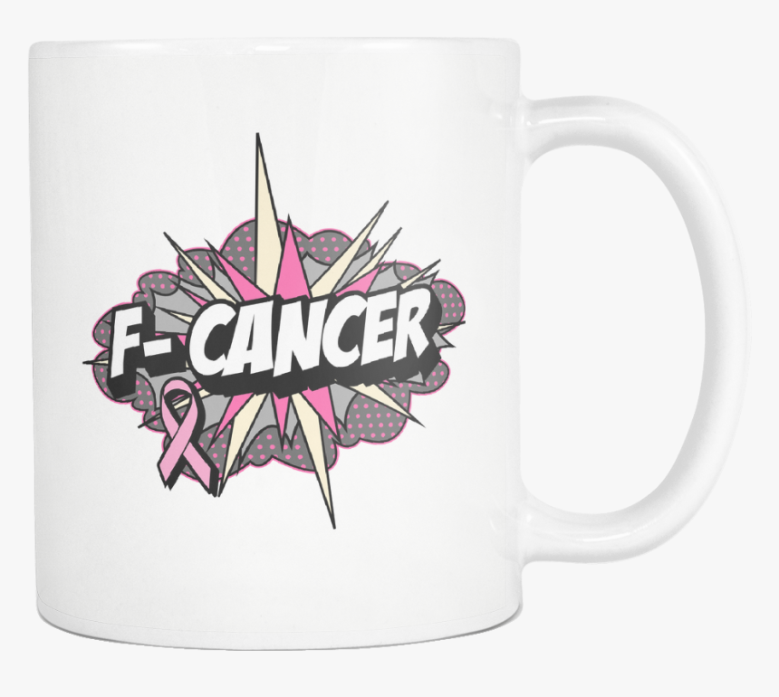 Fcancer Breast Cancer Awareness Pink Ribbon Awesome - Mug, HD Png Download