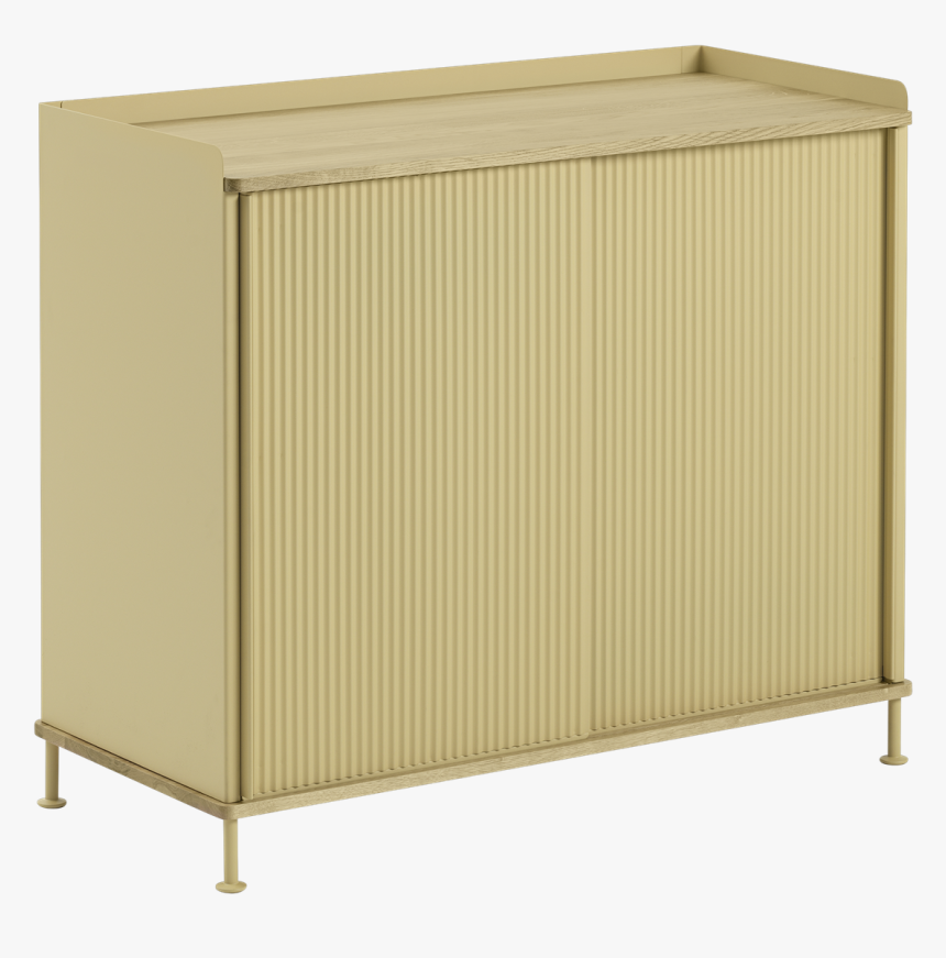 83603 Enfold Sideboard Tall Sand Yellowsand Yellow - Enfold Sideboard Tall Muuto, HD Png Download