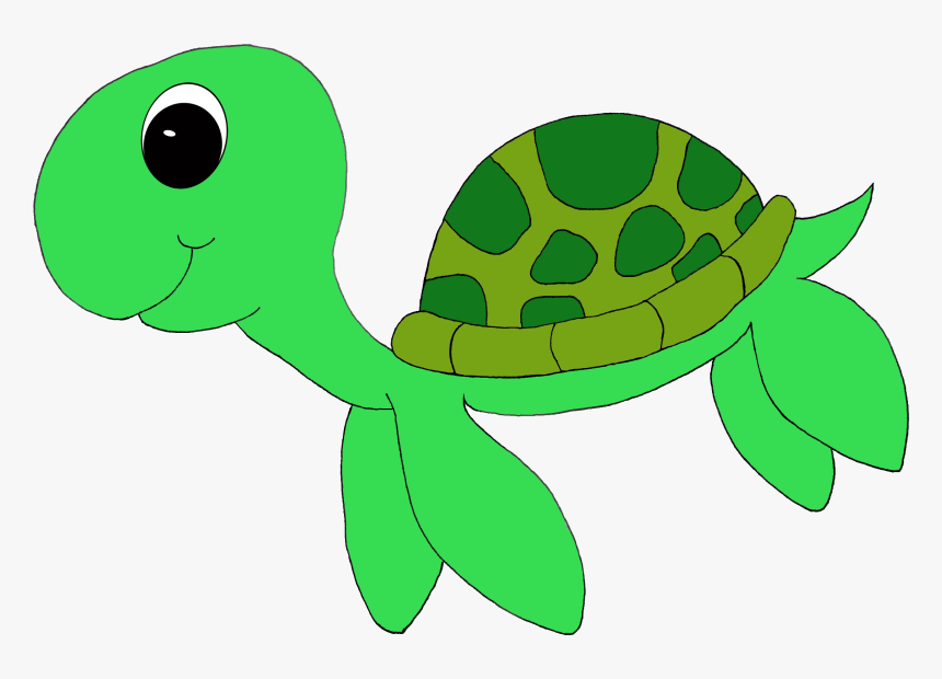 Free Printable Turtle Clip Art - Turtle Tail Clipart Png, Transparent Png