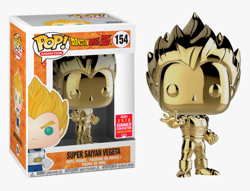 Gold Vegeta Funko Pop, HD Png Download