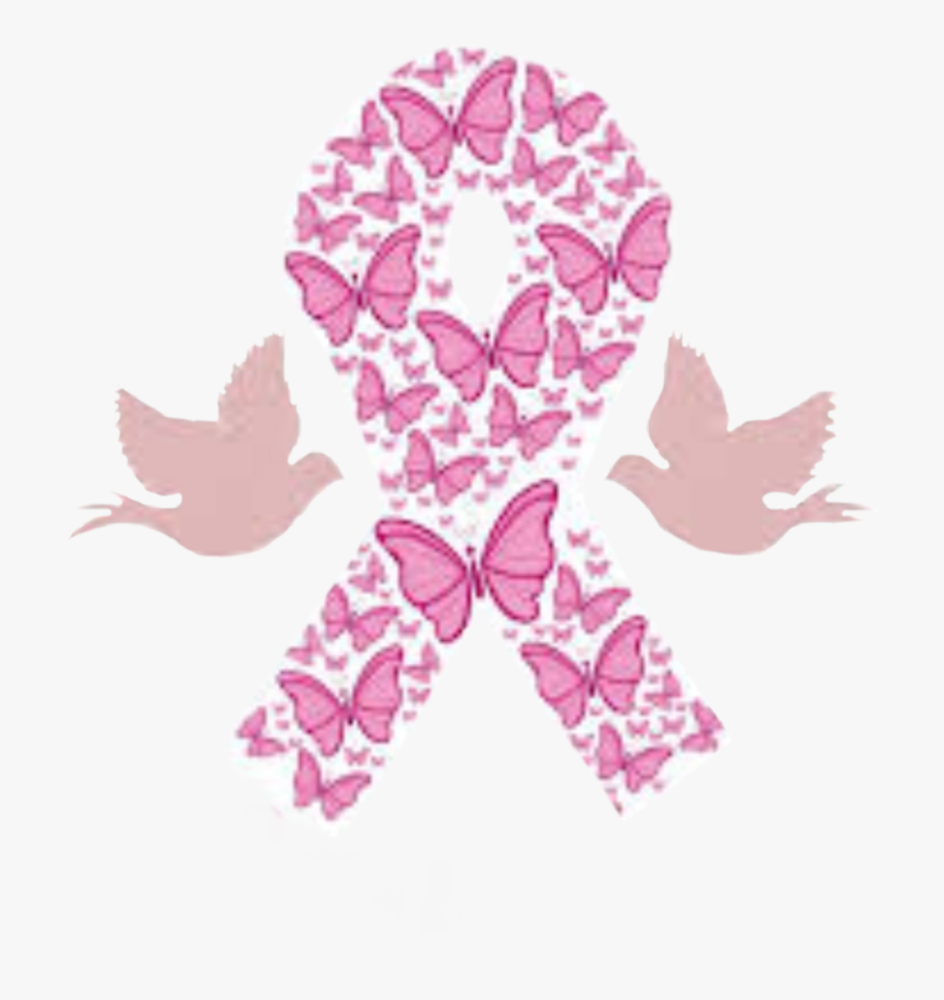 #breastcancerawareness #breastcancer #pink #ribbon - Simbolo Del Cancer De Mama, HD Png Download