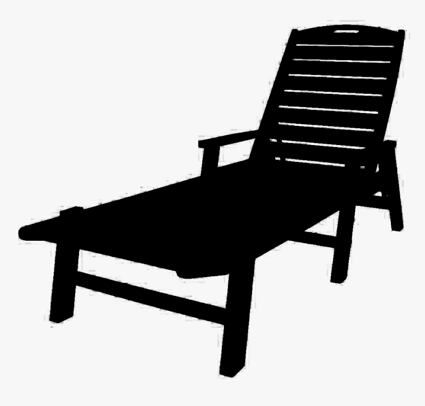 Lounge Silhouette - Outdoor Plastic Lounge Chairs, HD Png Download