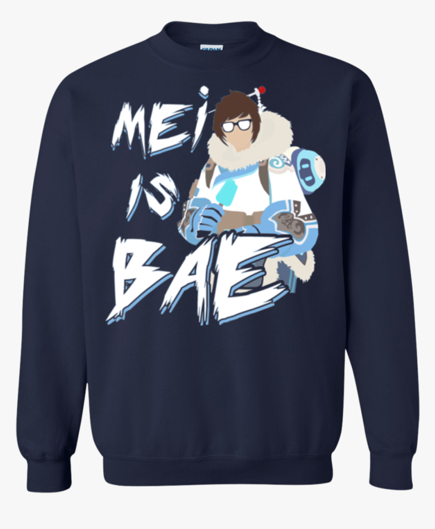 Overwatch Shirts Mei Is Bae Hoodies Sweatshirts - Long-sleeved T-shirt, HD Png Download