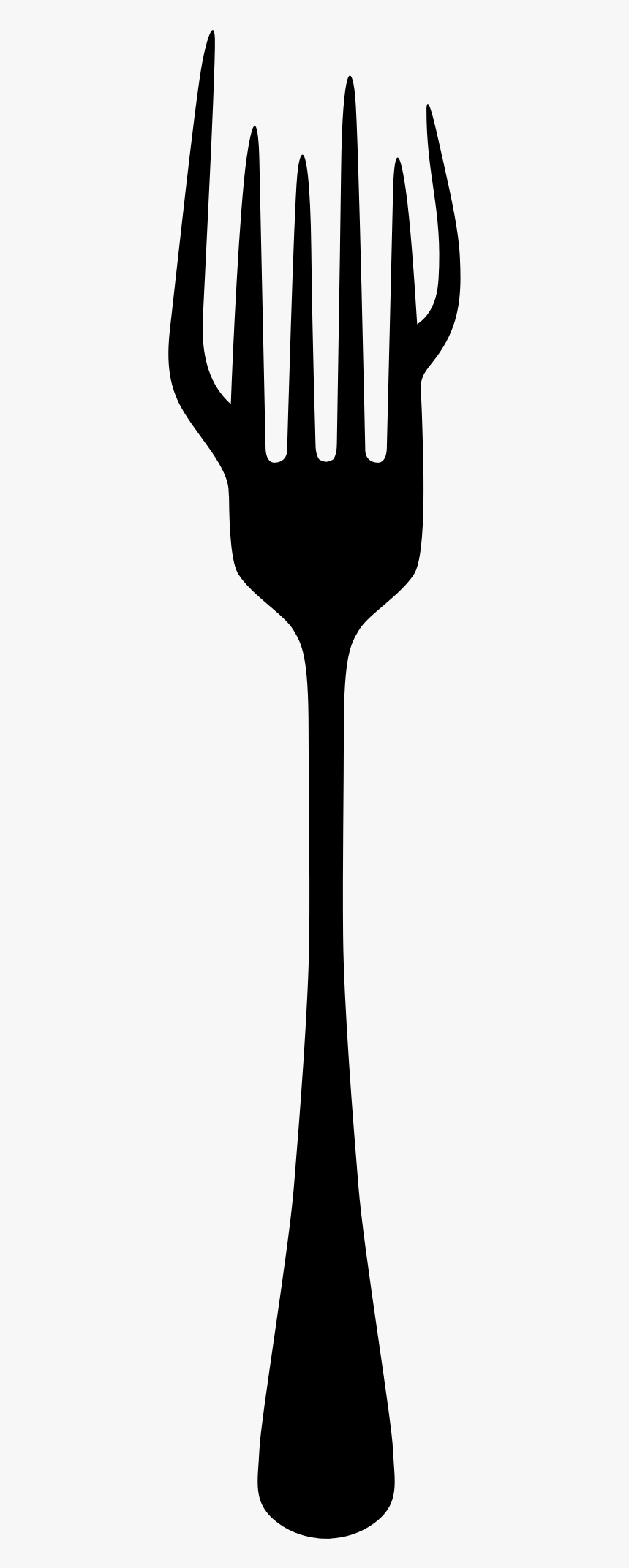Fork Clipart Dining - Silhouette, HD Png Download