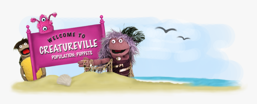 Welcome To Creatrueville - Cartoon, HD Png Download