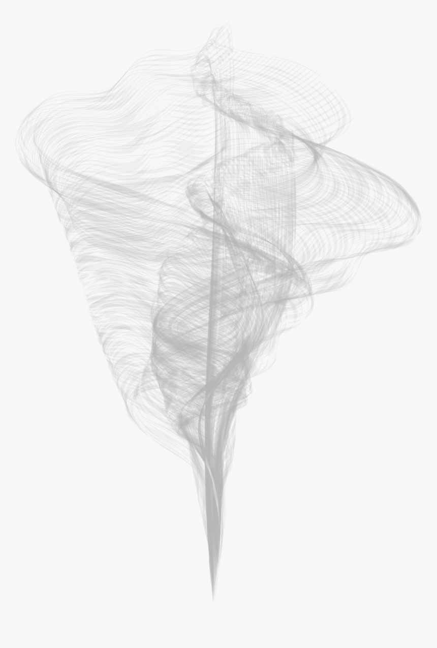 White Smoke Transparent Image - Sketch, HD Png Download