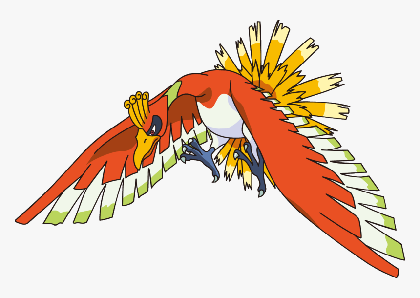 Free Png Download Ho Oh Png Images Background Png Images - Pokemon Heart Gold And Soul, Transparent Png