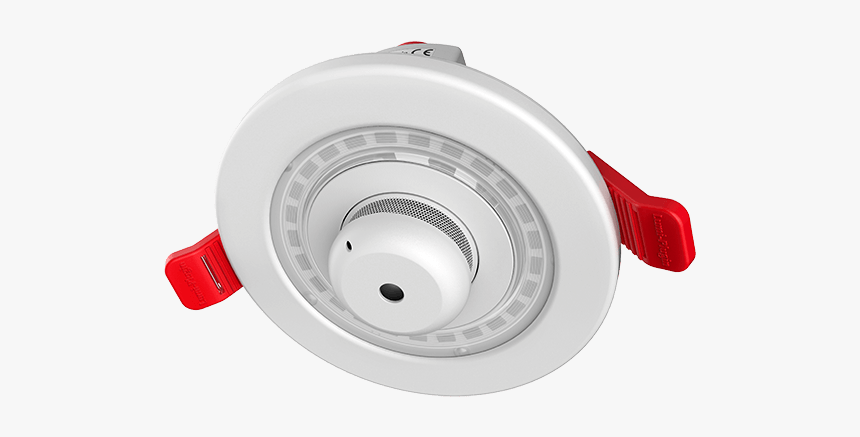 Cavius Rapidrop Lumi-plugin Smoke Alarm [side White] - Shower Head, HD Png Download