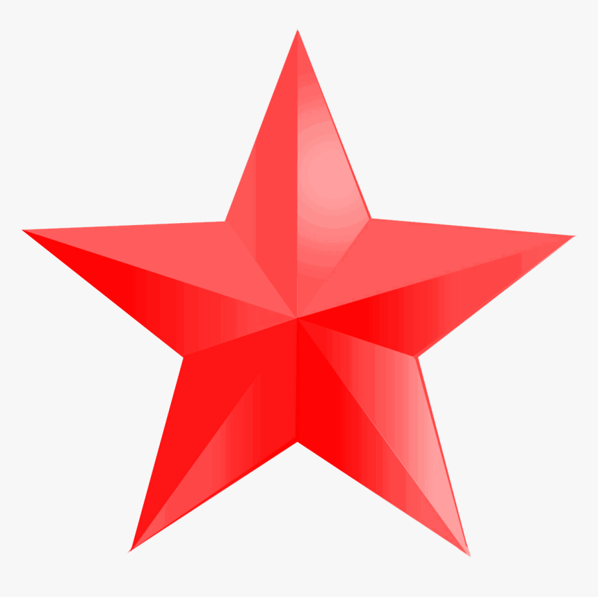 Red Star Png, Transparent Png