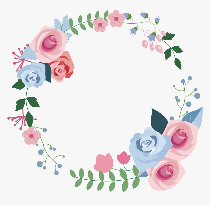 Beach Rose Download Icon - Flower Frame Icon Png, Transparent Png