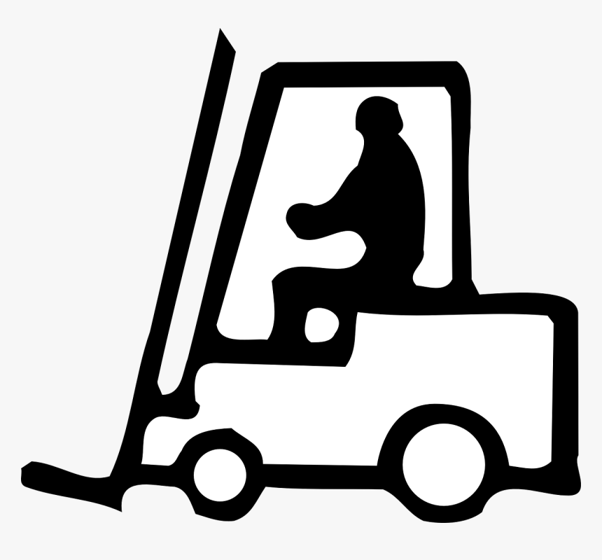 Forklift Clipart, HD Png Download