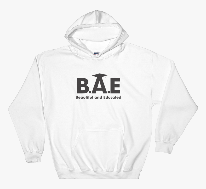 Beautiful Bae Hoodie White, HD Png Download