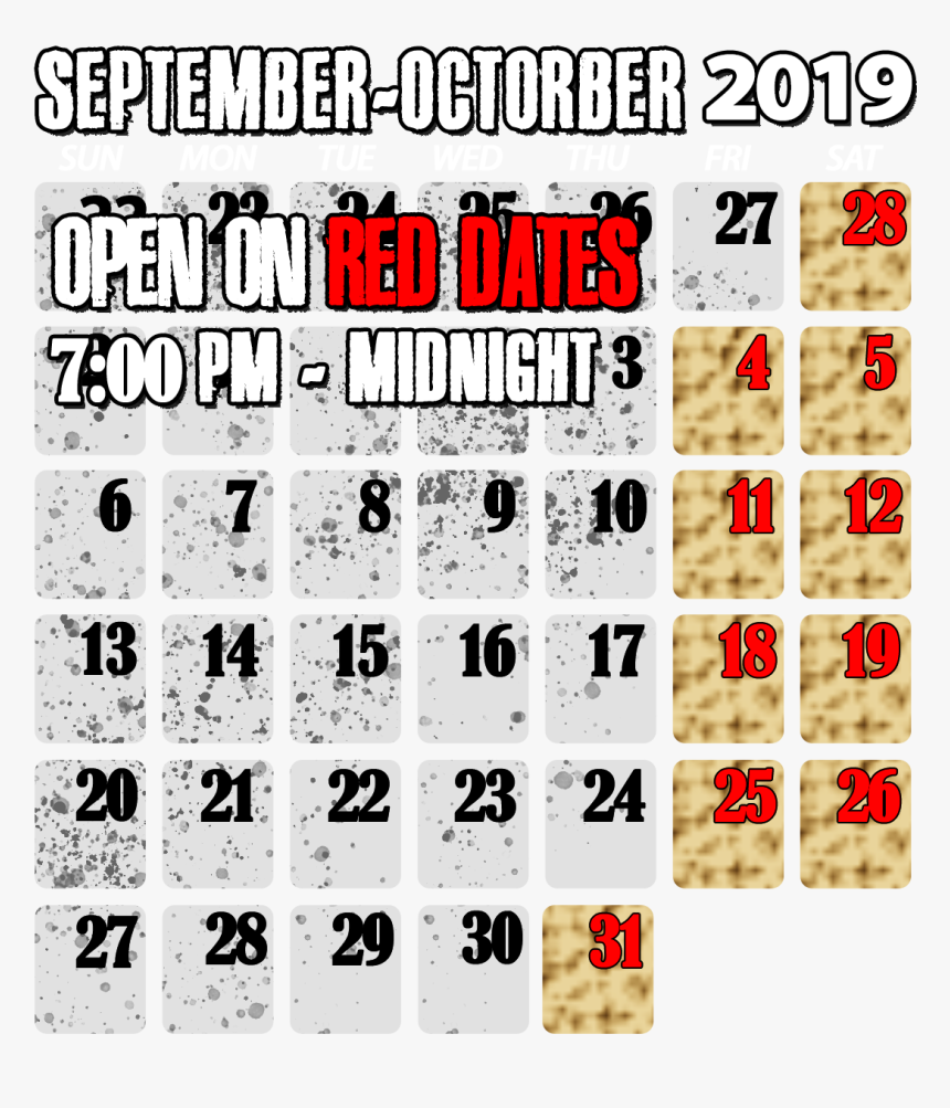 Dates & Hours Of Operation - Dog Licks, HD Png Download