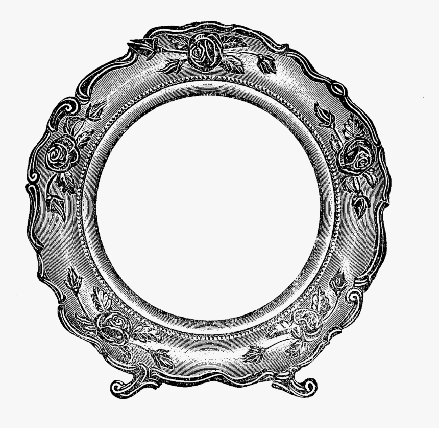 Frame Rose Digital Design Image, HD Png Download