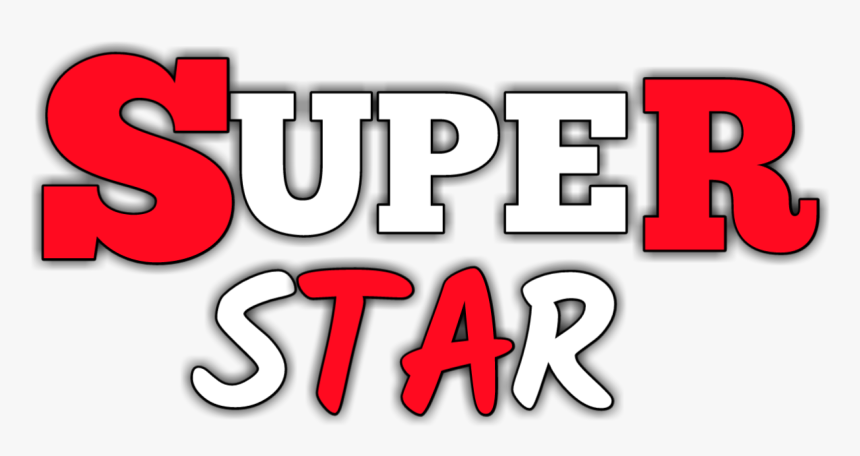 Super Me Png - Stylish Star Text Png, Transparent Png