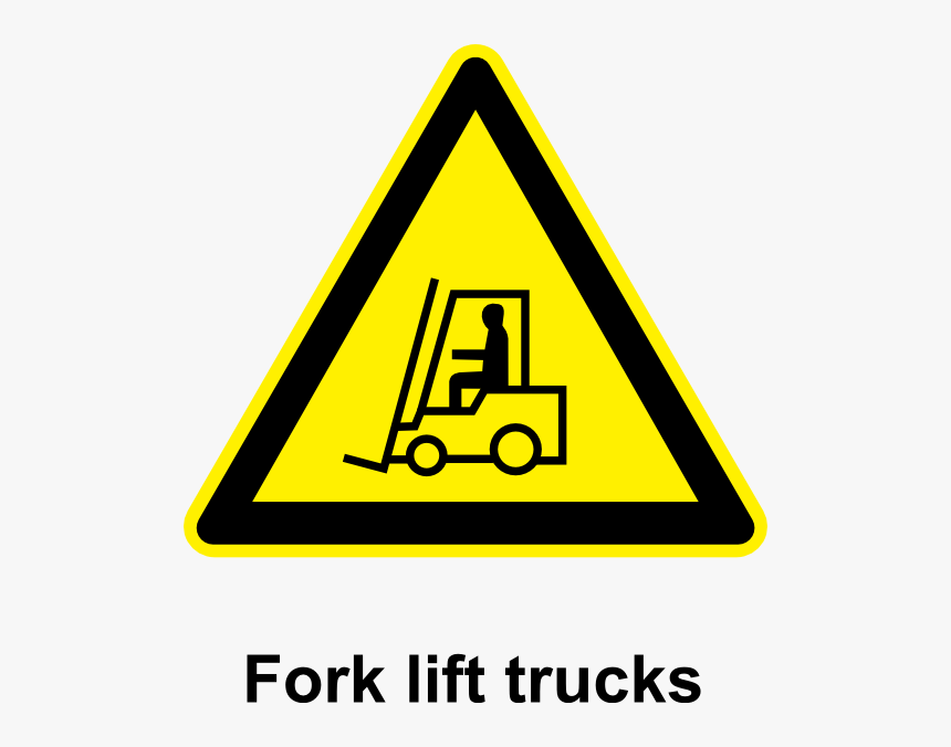 Forklift Truck Sign Vector, HD Png Download
