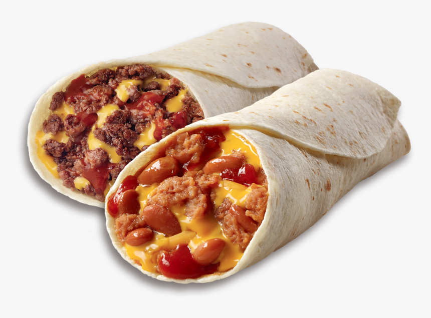 Transparent Burrito Png - Taco Time Soft Pinto Bean Burrito, Png Download