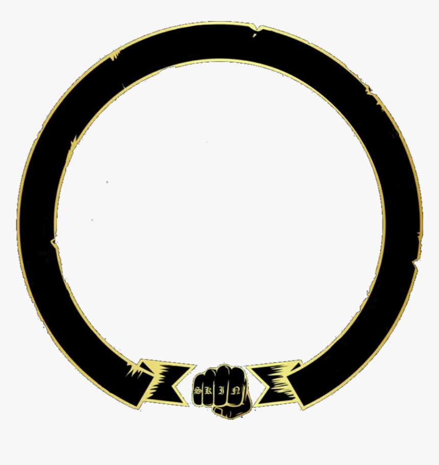 #black #ribbon #banner #circle #heraldic #shield #crest - Pierścień Osadczy Sprężynujący 25z, HD Png Download