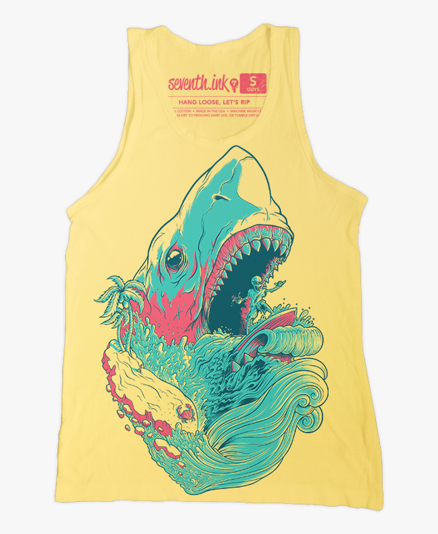 Hang Loose, Let S Rip Shark Tank Top By Seventh - French Paper Banana Split, HD Png Download