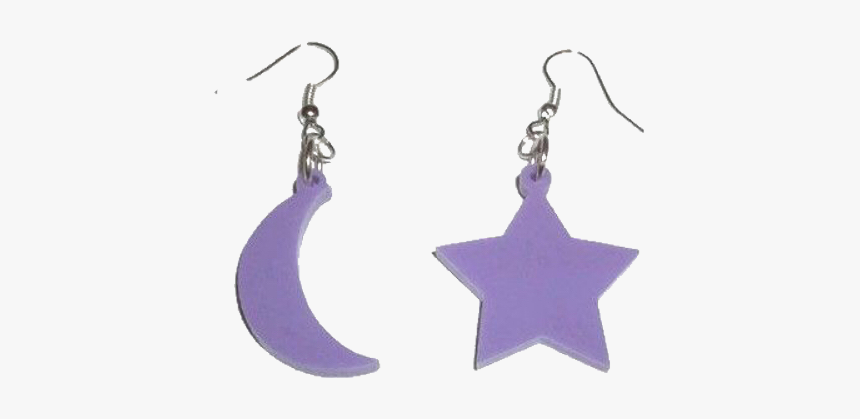 Starry Earrings ✨ - Png Niche Memes Purple, Transparent Png