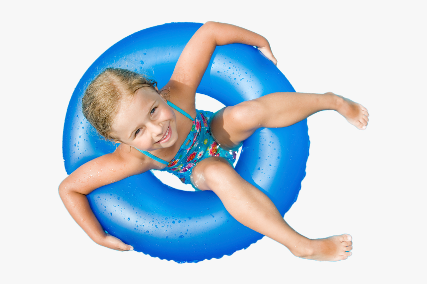 Clip Art Person Png For - Girl On Pool Png, Transparent Png