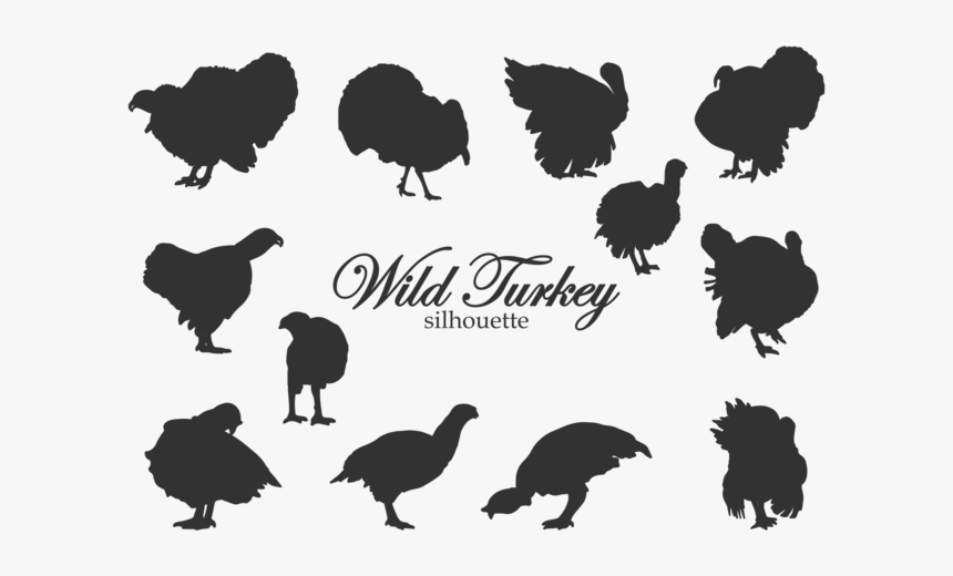 Black Turkey Silhouette Rooster Clip Art - Support Our Troops Canada, HD Png Download
