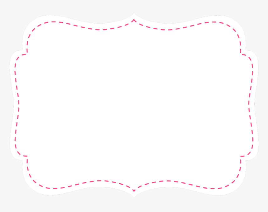 Fantastic Pink Frame Adornment Frames Ideas Handmade - White With Pink Frame, HD Png Download