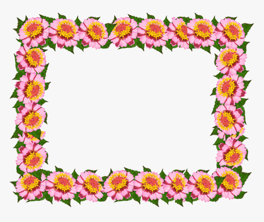 Autumn Border Frames Png Free Image Download - Lei Border Clip Art, Transparent Png