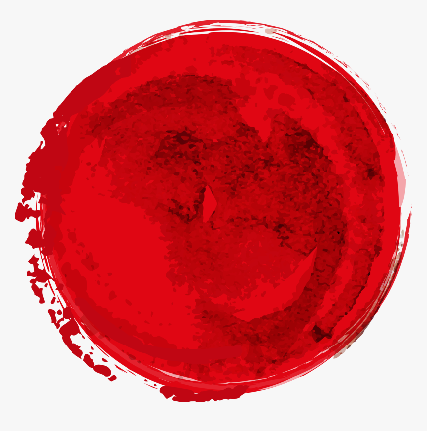 Cuisine Take-out Tempura Sushi Japanese Vector Ink - Japan Red Circle Png, Transparent Png