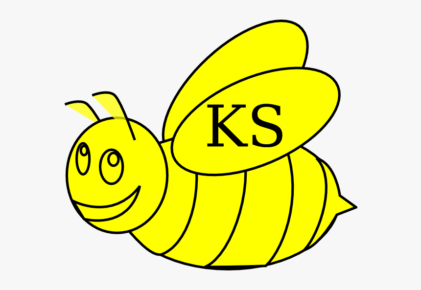 Bumble Bee Lacing Clip Art - Bumble Bees To Colour, HD Png Download
