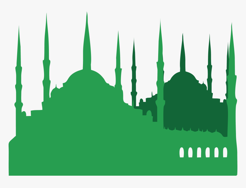 Transparent Turkey Clipart Png - Mosque Background Green Islamic, Png Download