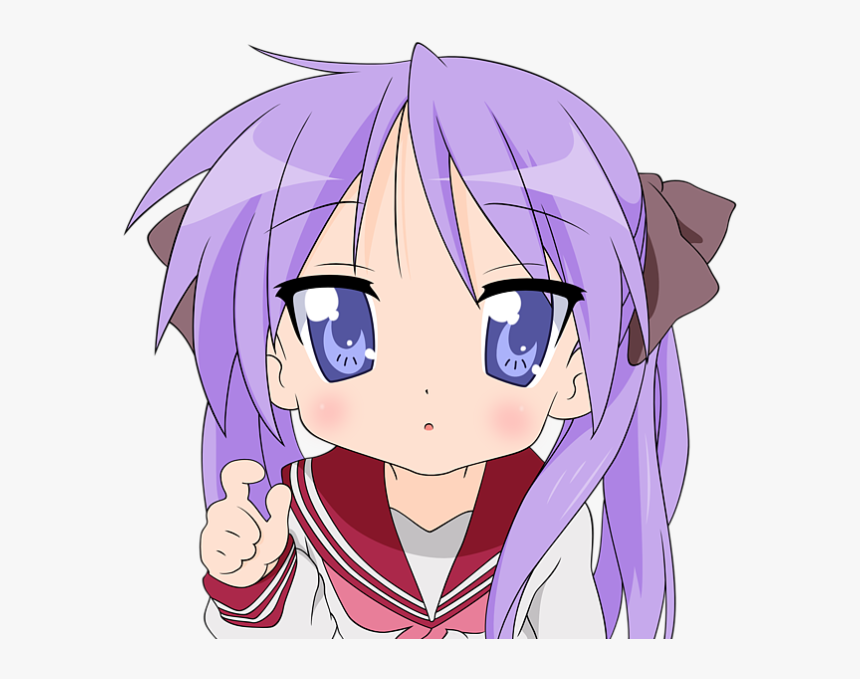 Kagami Lucky Star Png, Transparent Png