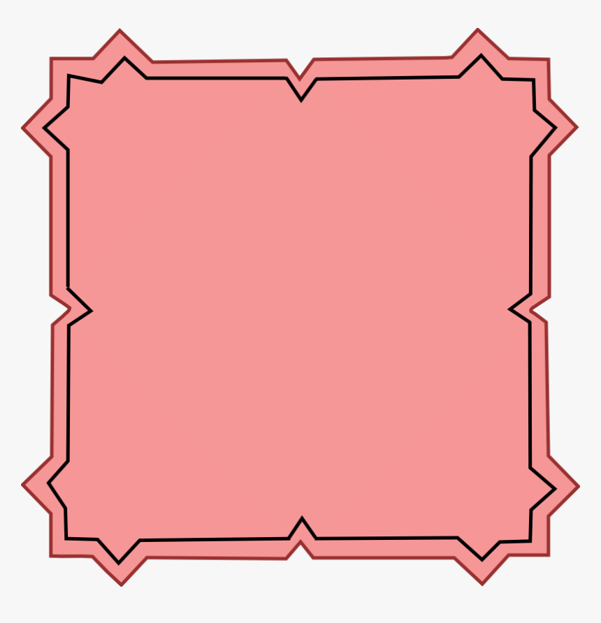 Pink Frame Png - Baground Frame Pink Png, Transparent Png
