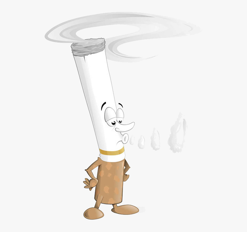 Transparent Cigarrette Png - Cigarette Cartoon Cigarette Smoking, Png Download