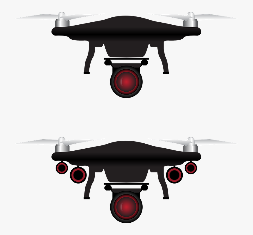 Drone, Icon, Camera, Aerial, Remote, White, Aircraft - Congratulations Drone, HD Png Download