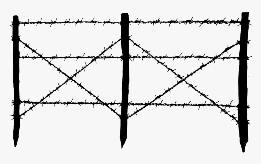 Barbed Wire Fence Png, Transparent Png