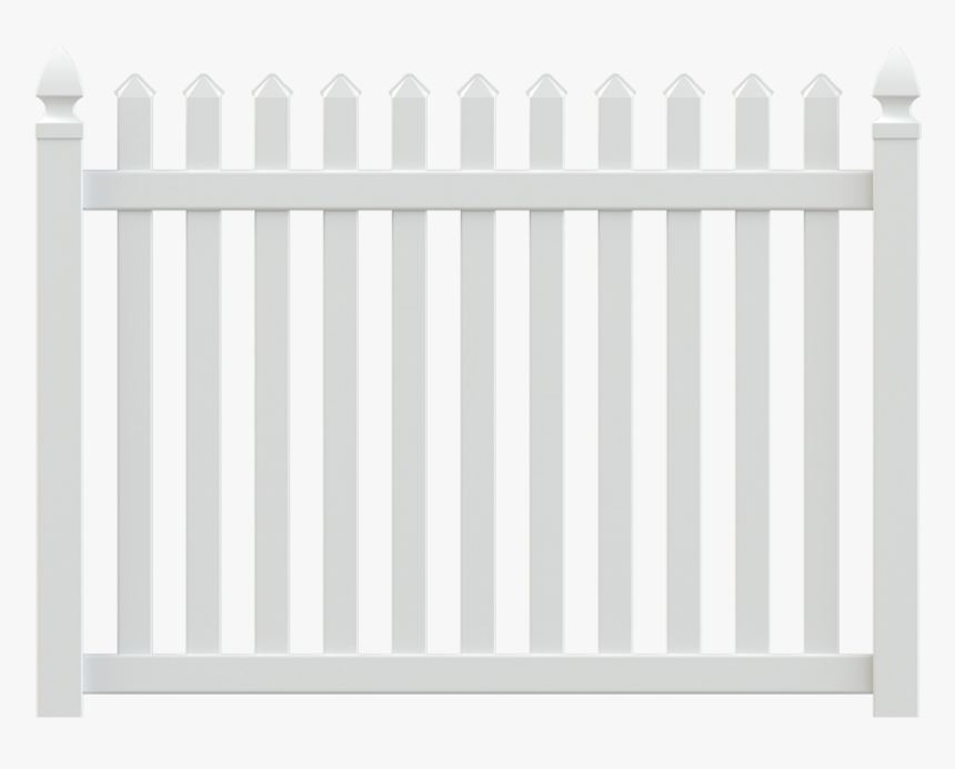 Transparent Fence Clipart - Superior 1 1 2 Deluxe Picket Fence, HD Png Download