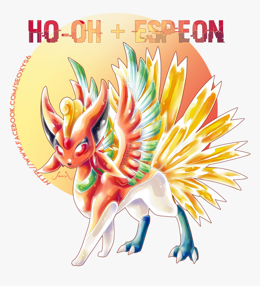 Ho Oh Espeon Fusion, HD Png Download