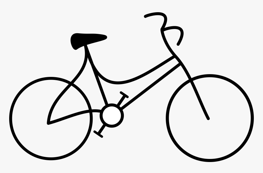 Bicycle Turkey Vector Black And White - Bicycle Clip Art, HD Png Download