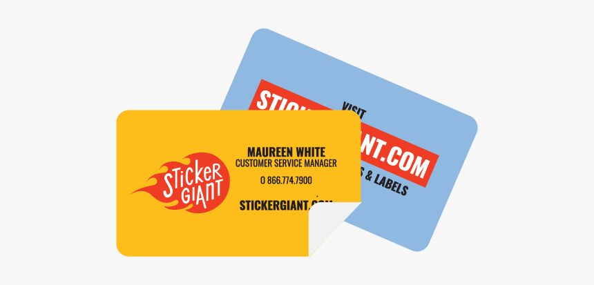 Business Card Stickers, HD Png Download
