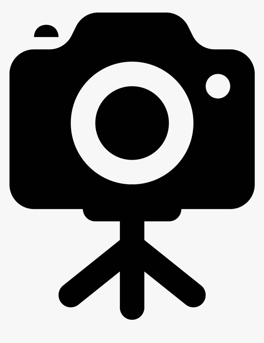Camera On Tripod Icon, HD Png Download