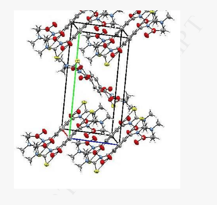 Molecular Packing Viewed Down The Axis A - Floral Design, HD Png Download