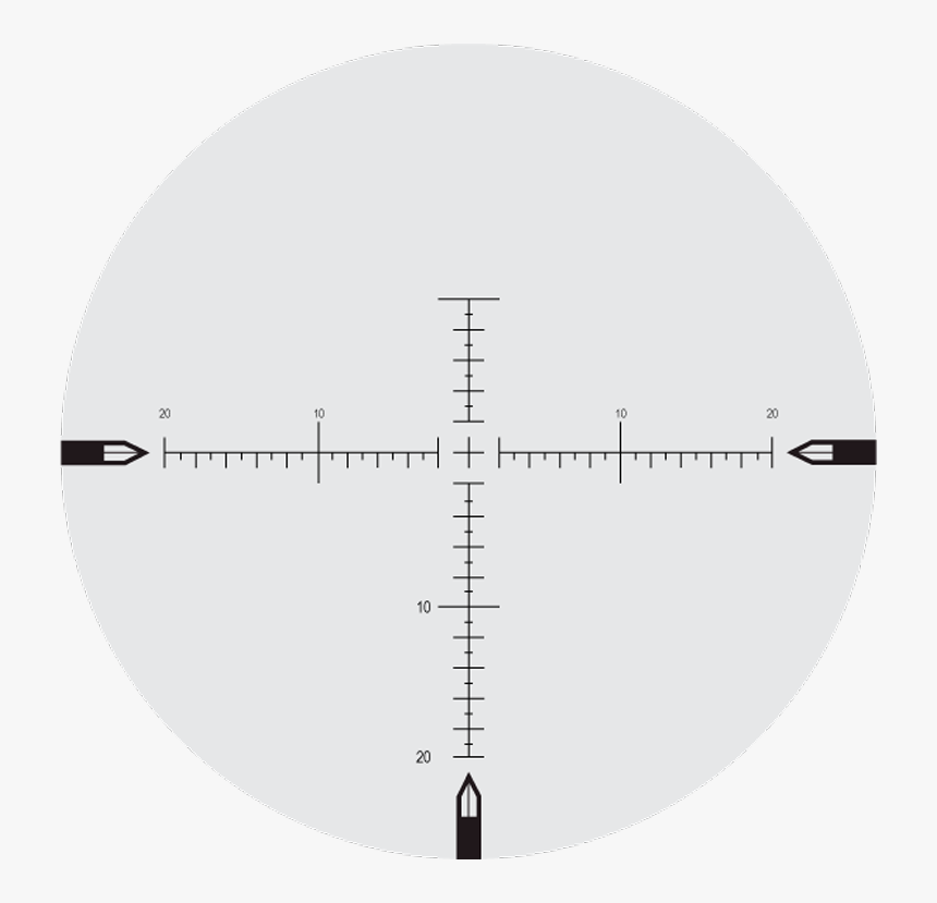 Nightforce Shv 3 10x42 Reticle, HD Png Download
