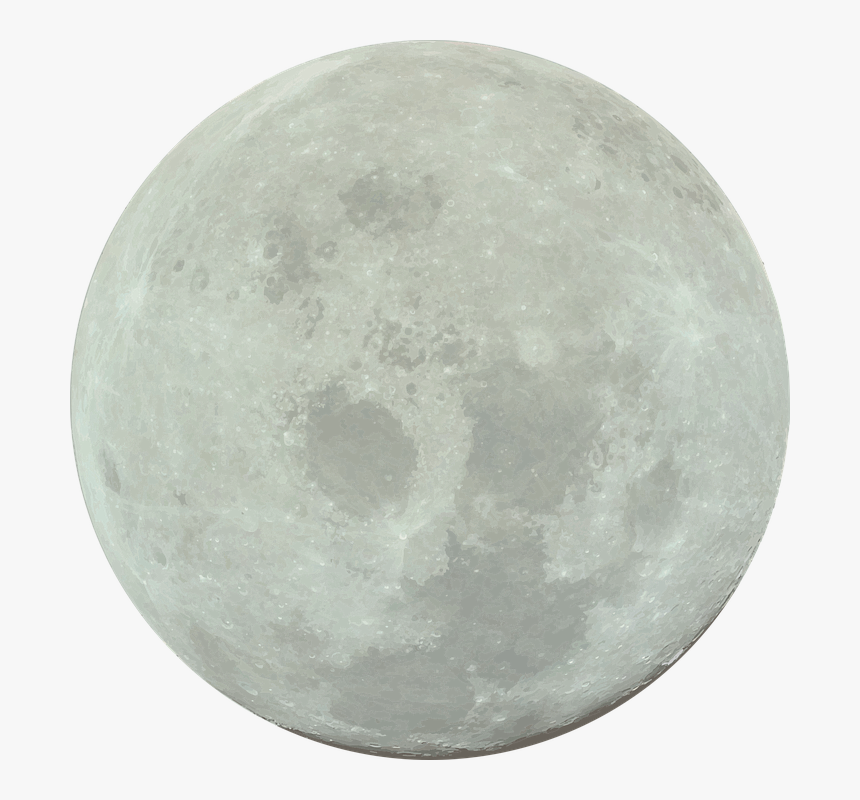Moon Big Full Moon Big Moon - Full Moon With Transparent Background, HD Png Download