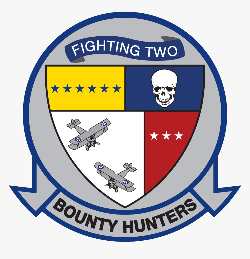 Fighter Squadron 2 Insignia 1973 - Vfa 2 Bounty Hunters, HD Png Download